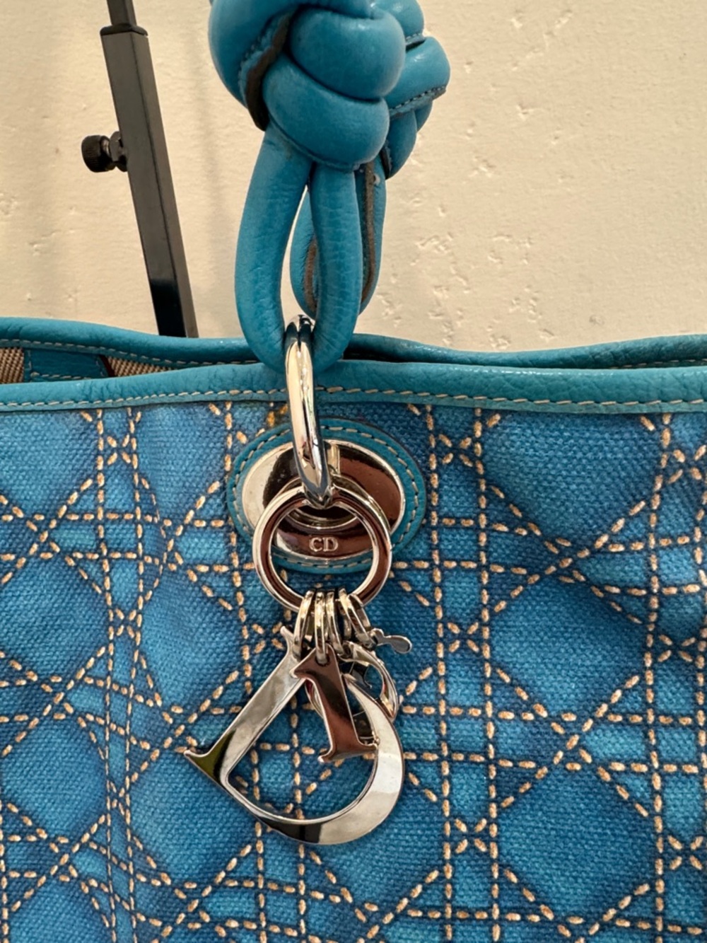 Dior Cannage Quilted Cherie Tote - Picture 2 of 7